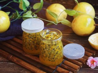 冬喝金色百香果蜂蜜茶 